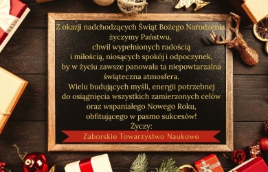 Życzenia Bożonarodzeniowe 2022r. 
